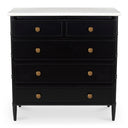 Eleanor 5 Drawer Chest Black