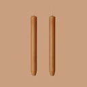 Blitzen Cylindrical Candles | Raw Toffee