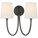 Reed Double Sconce