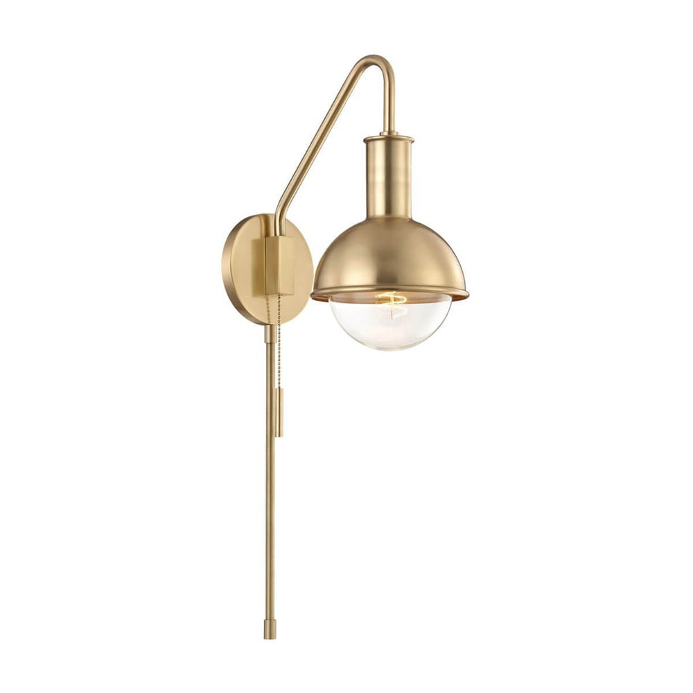 Menagerieltd  Furniture, Lighting & Accessories. Anders Small Articulating  Wall Light in Hand-Rubbed Antique Brass
