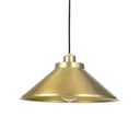 Rio Vintage Brass Pendant Light 15"