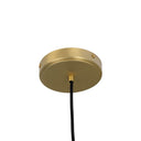 Rio Vintage Brass Pendant Light 15"