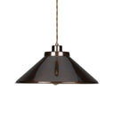 Rio Vintage Brass Pendant Light 15"