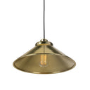 Rio Vintage Brass Pendant Light 15"