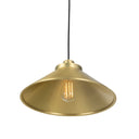 Rio Vintage Brass Pendant Light 15"