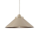 Rio Coloured Brass Pendant Light 15"
