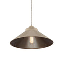 Rio Coloured Brass Pendant Light 15"