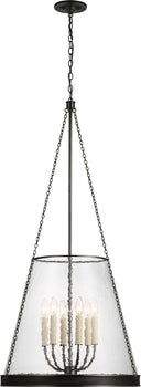 Reese 22" Pendant | Bronze | Clear Restoration Glass