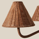 Delphine Wicker Chandelier