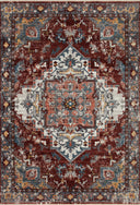 Loloi II | Samra Collection | Brick / Grey | SAM-10
