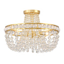 Seville 16.5'' Aged Brass Semi Flush Mount