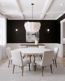 Mellita Eight Light Pendant | Midnight Black