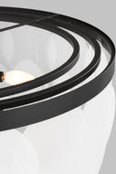 Mellita Eight Light Pendant | Midnight Black