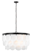 Mellita Eight Light Pendant | Midnight Black