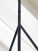 Collette Large Linear Pendant | Aged Iron | Linen Shade