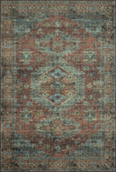 Loloi II | Skye Collection | Terracotta / Sky | SKY-07