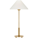 Hackney 24" Cordless Buffet Lamp | Hand-Rubbed Antique Brass | Linen Shade
