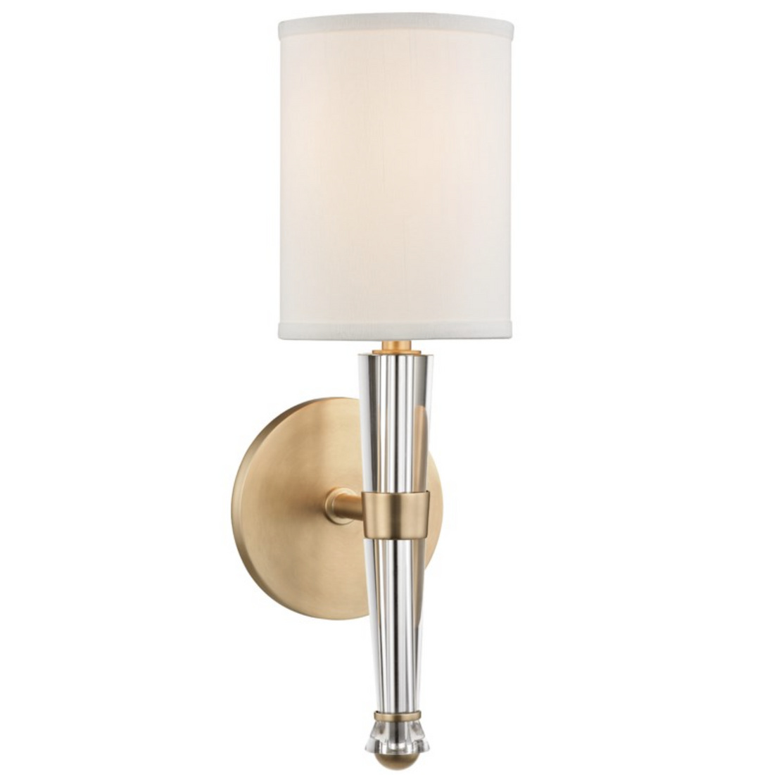 Viola Wall Sconce | Aged Brass