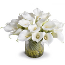 Calla Lily Arrangement in Glass