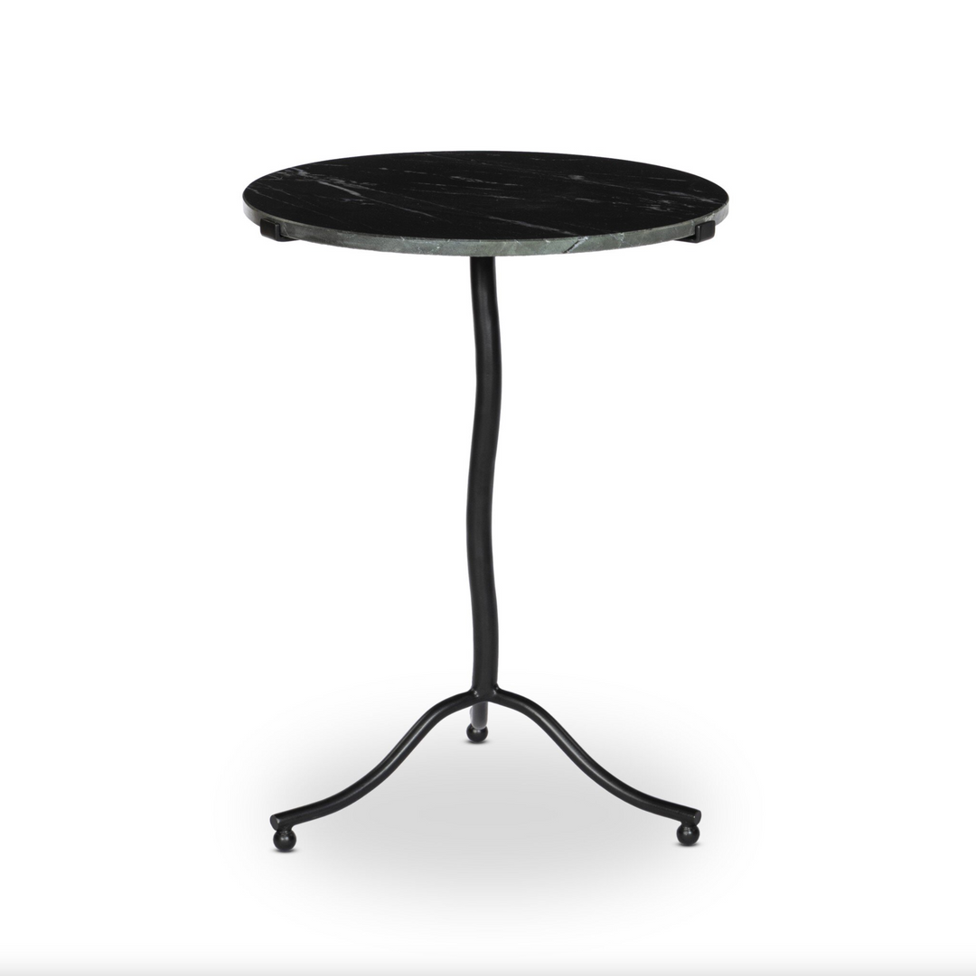 Sophie End Table | Black Marble