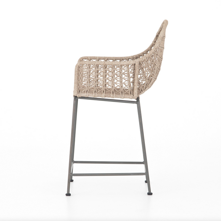 Bandera Outdoor Bar + Counter Stool | Grey Bronze