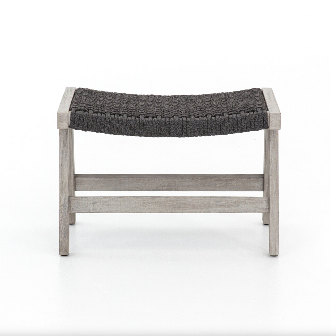 Delano Chair + Ottoman | Weathered Grey|FSC