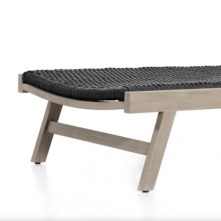 Delano Outdoor Chaise | Weathered Grey|FSC