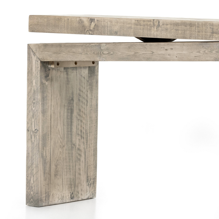 Matthes Reclaimed Pine Console Table | Weathered Wheat
