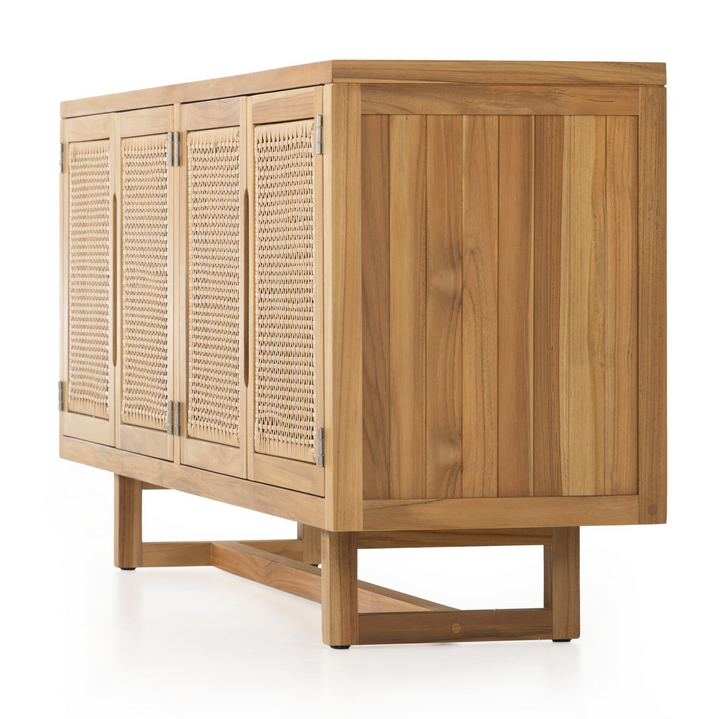 Merit Outdoor Sideboard | Natural Teak|FSC