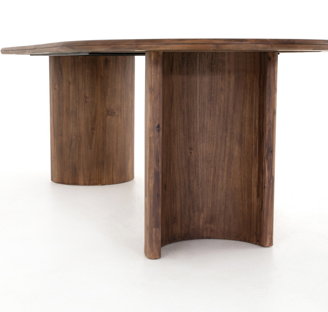 Paden Dining Table | Seasoned Brown Acacia