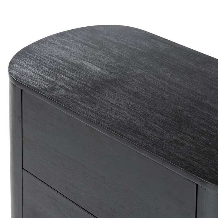 Paden Nightstand | Aged Black Acacia