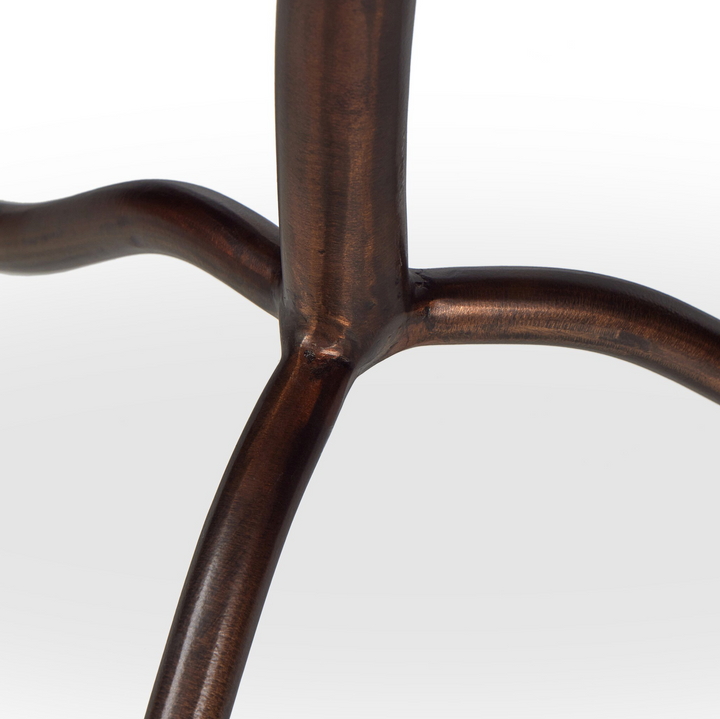 Sophie End Table | Iron Antique Rust