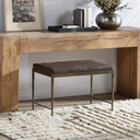 Malo Leather 28" Bench