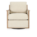 Norman Swivel Accent Chair Natural