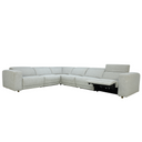 Knoxville 6pc Power Recliner Sectional Light Gray