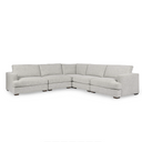 Ludwig Upholstered 5pc Sectional Ivory