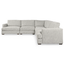 Ludwig Upholstered 5pc Sectional Ivory