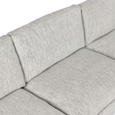 Ludwig Upholstered 5pc Sectional Ivory
