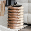 Gala 14" Round End Table Natural