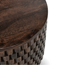 Norwood Mango Wood 25" Round End Table