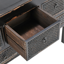 Lahey Reclaimed Pine 11 Drawer Console Table | Floor Model