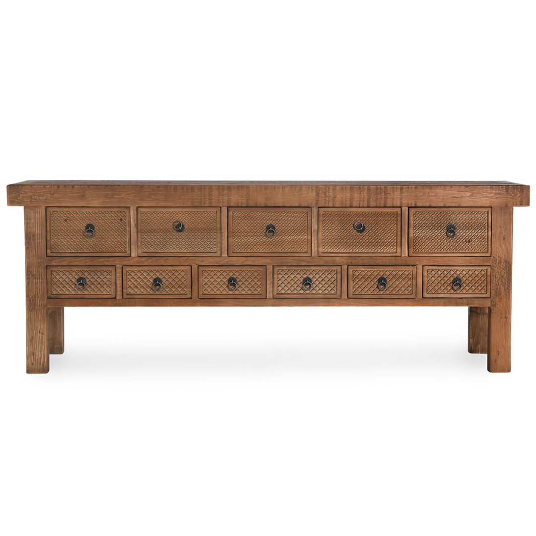 Lahey Reclaimed Pine 11Dwr Console Table