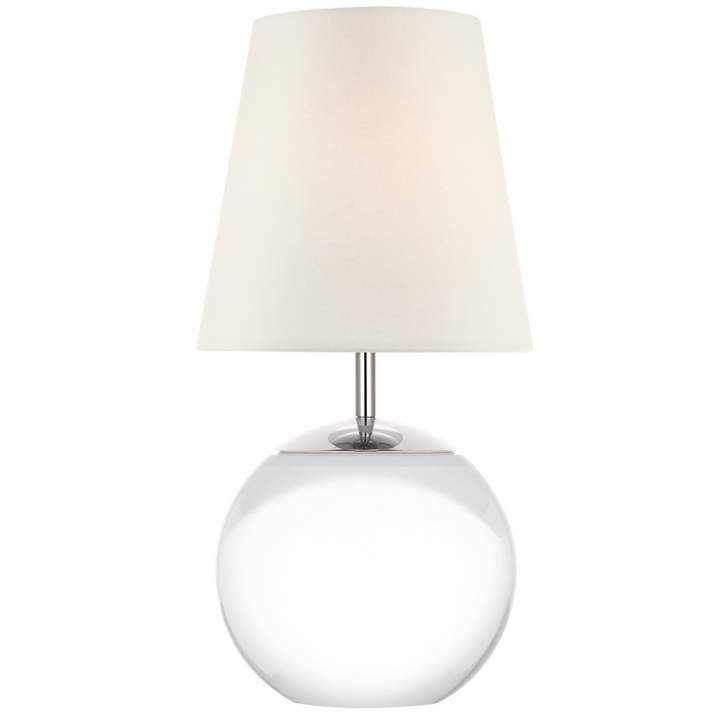 Terri 12" Cordless Accent Lamp - Crystal