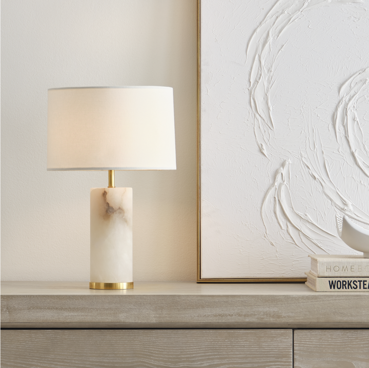 Lineham 16" Cordless Accent Lamp - Alabaster