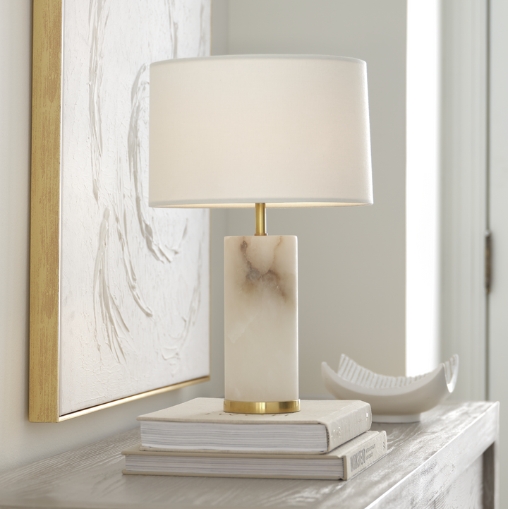 Lineham 16" Cordless Accent Lamp - Alabaster