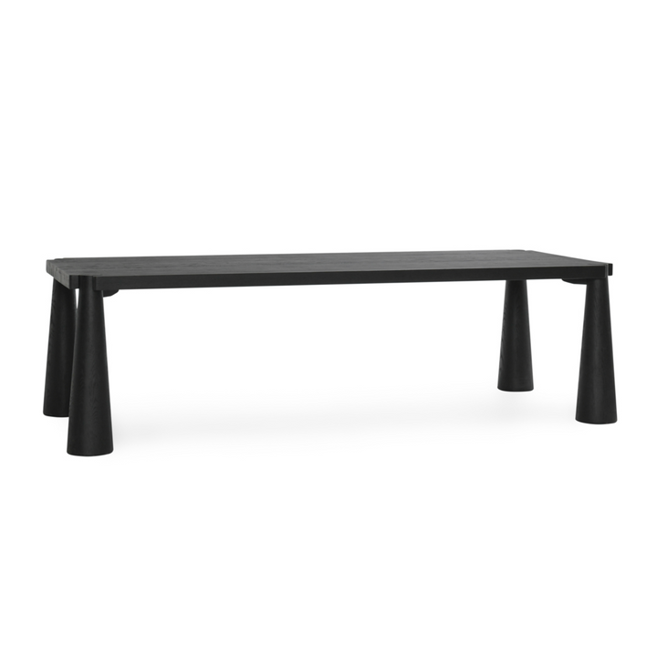 Atrop Oak Wood 102" Dining Table