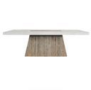 Grange Reclaimed Pine 94" Dining Table Natural/Weathered Chalk