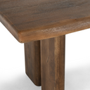 Holmes Mango Wood 80" Dining Table Artisan Brown