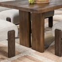 Holmes Mango Wood 80" Dining Table Artisan Brown