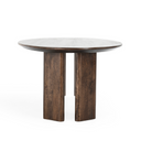 Norwood Mango Wood 78" Dining Table Bark Brown